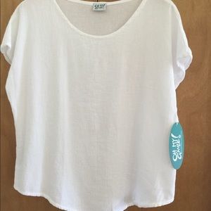 NWT Oh My Gauze White Top 2 Grace Snow